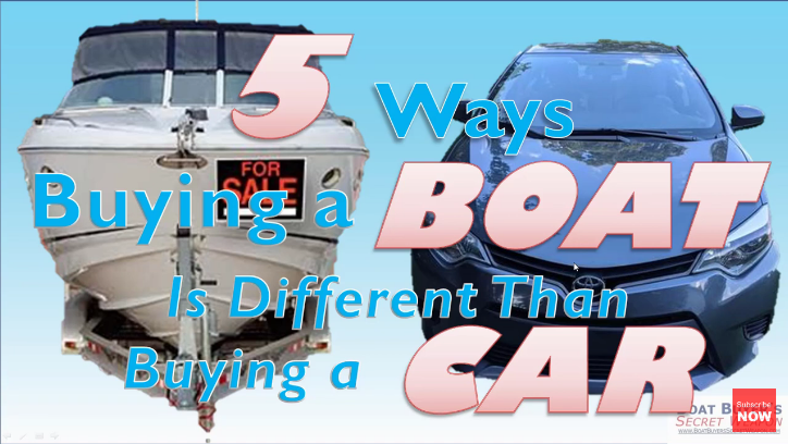 5 Ways Buying a Boat and Buying a Car are Different