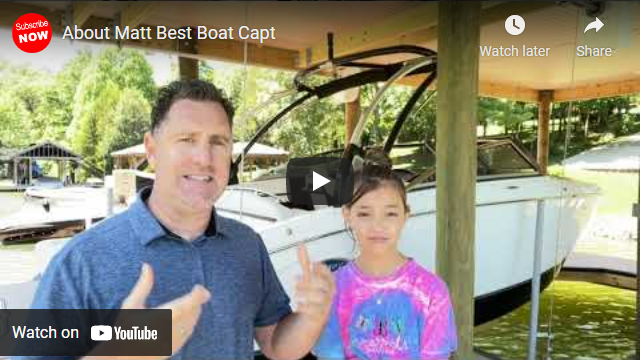 About Capt. Matt and the Best Boat Captain on the Water Training