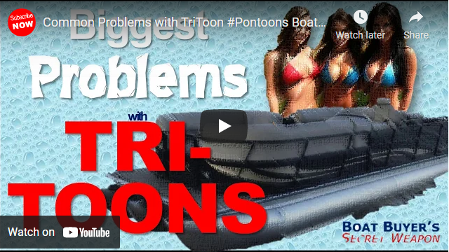Common Problems with Tri-Toon Pontoon Boats for Sale