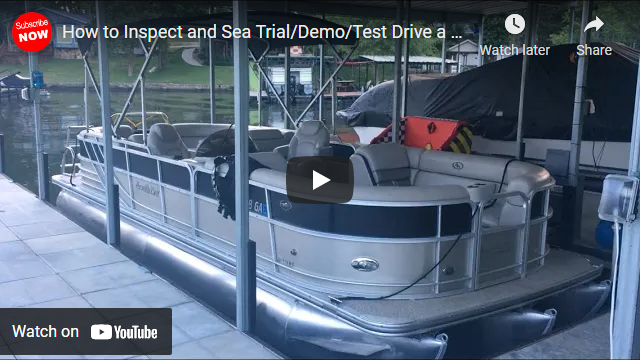 How to Test Drive and Inspect a Used Pontoon or Tritoon
