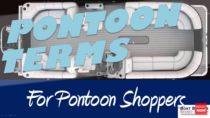 Pontoon Terms for Pontoon Shoppers
