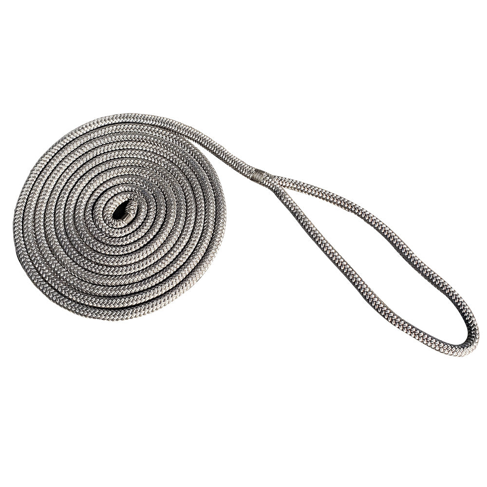 New England Rope 34 x 25 Nylon Double Braid Dock Line Grey 50582400025 –  Boater's Secret Weapon
