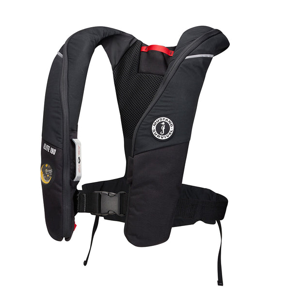 Mustang Elite 190 Offshore Inflatable PFD - Black [MD3170-13-0]