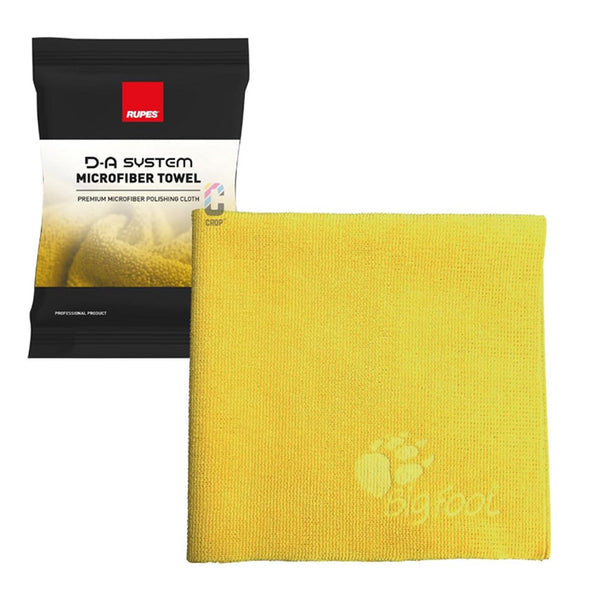 RUPES D-A System Microfiber Towel 16x16 - Yellow [9.BF9060]