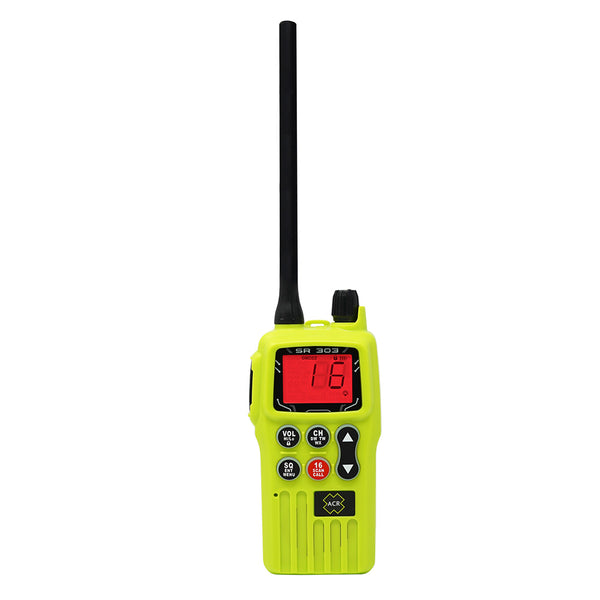 ACR SR303 Survival Radio VHF Multi-Channel GMDSS/FCC/MED w/Replaceable Lithium Ion Battery [4586]
