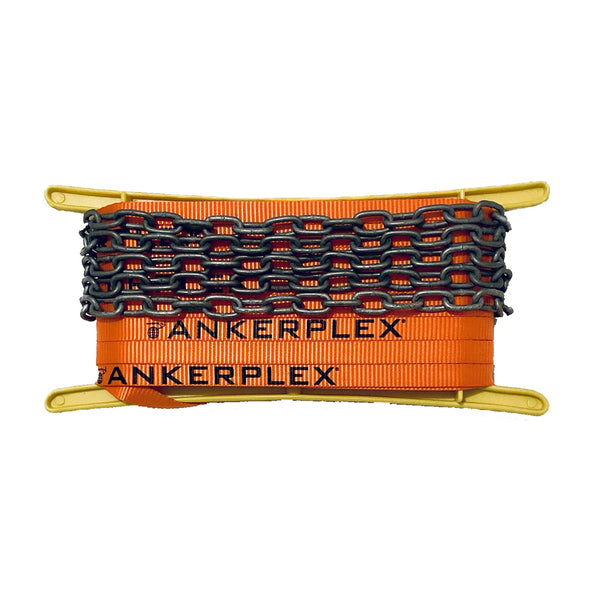 Ankerplex Flat Anchor Line w/Chain f/Vessels up to 15' 75' + 9' Galvanized Chain on Storage Reel [AFL25]