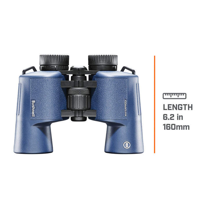 Bushnell 12x42mm H2O Binocular - Dark Blue Porro WP/FP Twist Up Eyecups [134212R]