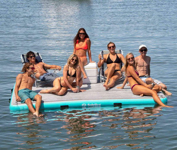 10' x 8' x 8" Inflatable Luxe Tract Dock