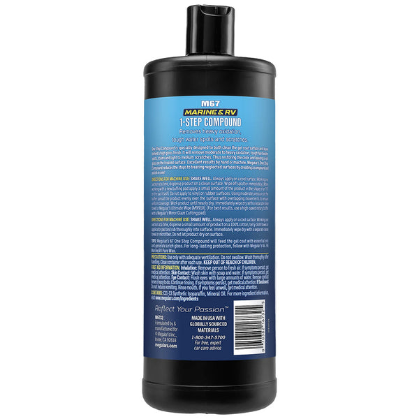 Meguiar's #67 One-Step Compound - 32oz [M6732]