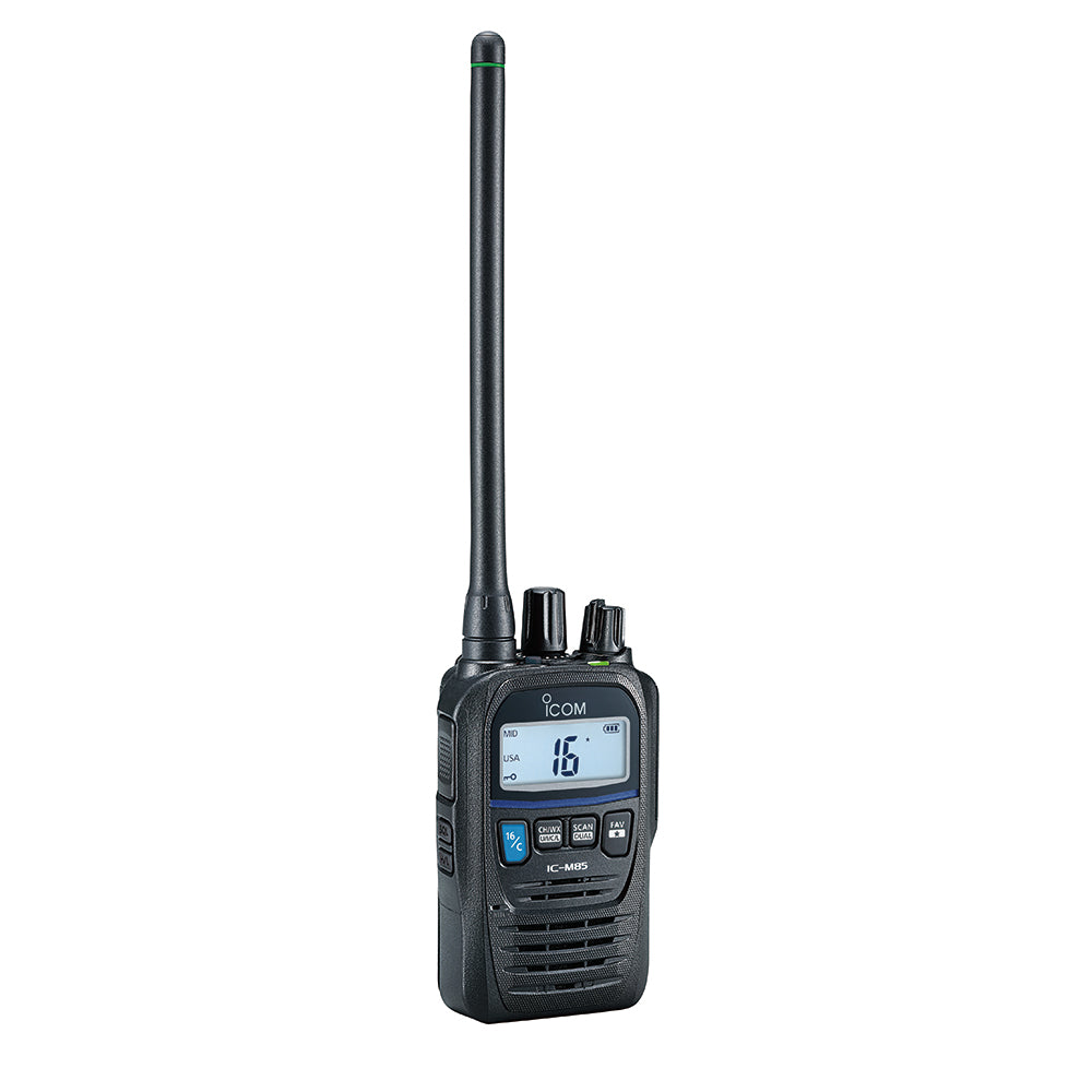 Icom M85UL Intrinsically Safe, Ultra Compact Handheld VHF Marine Radio w/5W Power Output [M85UL 31]