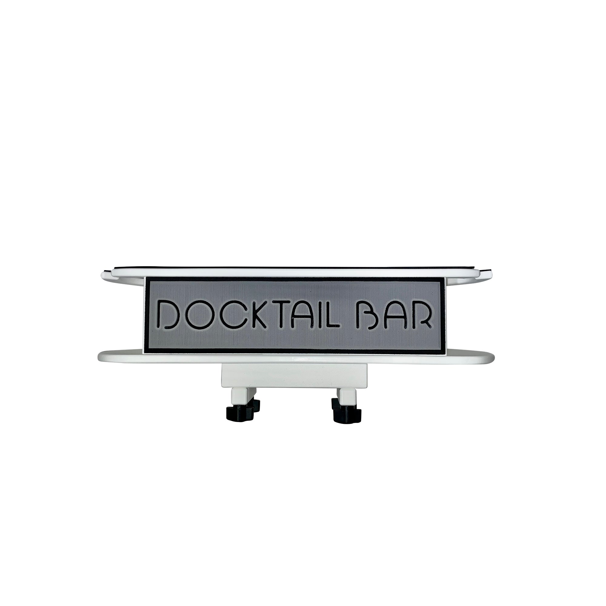 Docktail Bar Pontoon Boat Cup Holder Caddy - Multiple Colors Available with SeaDek Kit Option