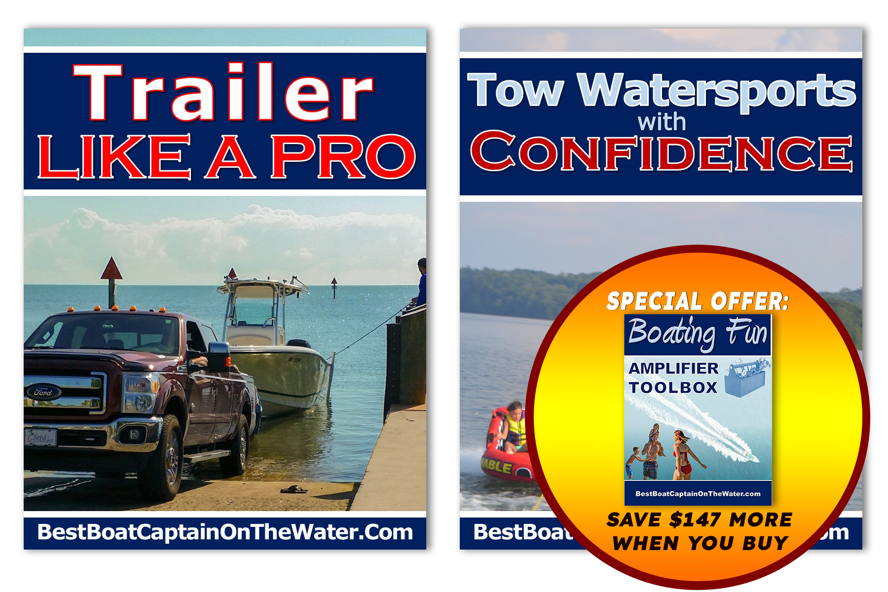 Tow Watersports & Trailer Like a Pro PLUS Boating Fun Amplifier Bundle