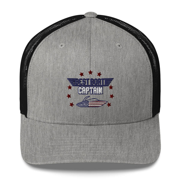 Best Boat Captain Trucker Cap