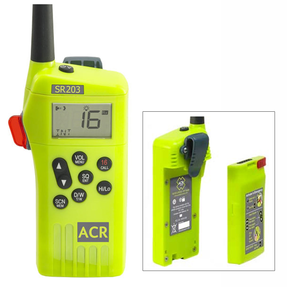 ACR SR203 VHF Handheld Survival Radio [2827]