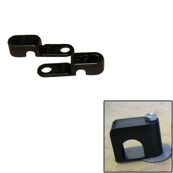 Weld Mount Single Poly Clamp f/1/4" x 20 Studs - 1/4" OD - Requires 0.75" Stud - Qty. 25