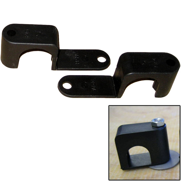 Weld Mount Single Poly Clamp f/1/4" x 20 Studs - 1" OD - Requires 1.75" Stud - Qty. 25