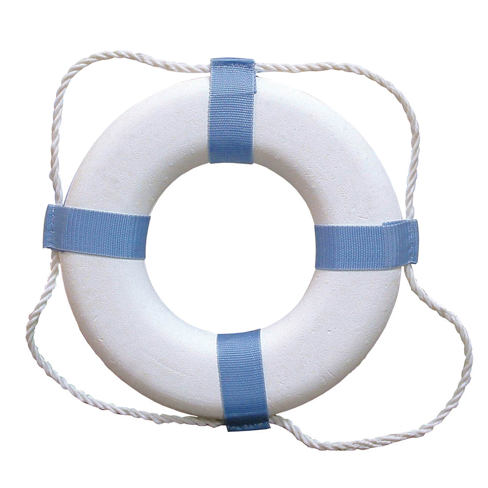 Taylor Made Decorative Ring Buoy - 20" - White/Blue - Not USCG Approved