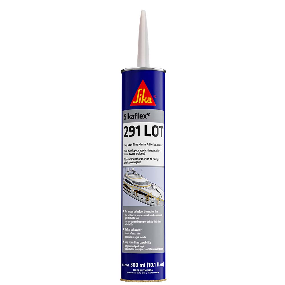 Sika Sikaflex 291 LOT Slow Cure Adhesive  Sealant 10.3oz(300ml) Cartridge - White