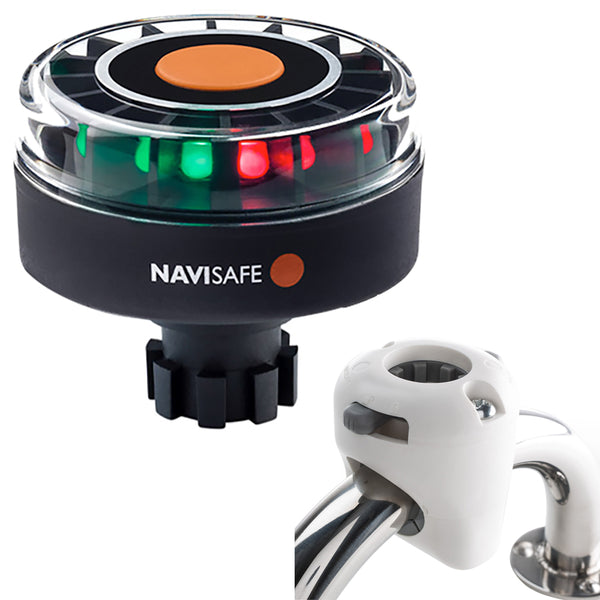 Navisafe Navilight Tricolor 2NM w/Navibolt Base  Rail Mount - White