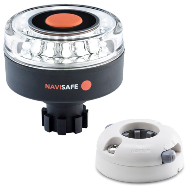 Navisafe Navilight 360 2NM w/Navibolt Base  Horizontal Mount - White