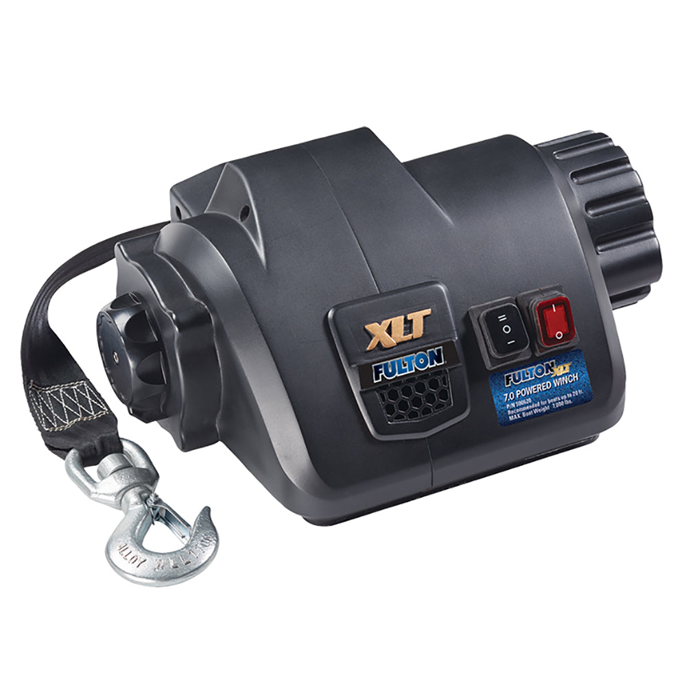 Fulton XLT 7.0 Powered Marine Winch w/Remote f/Boats up to 20