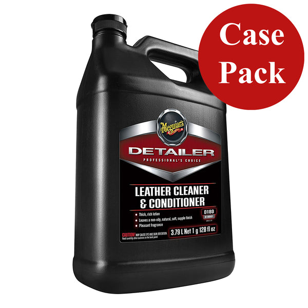 Meguiars Detailer Leather Cleaner  Conditioner - 1-Gallon *Case of 4*