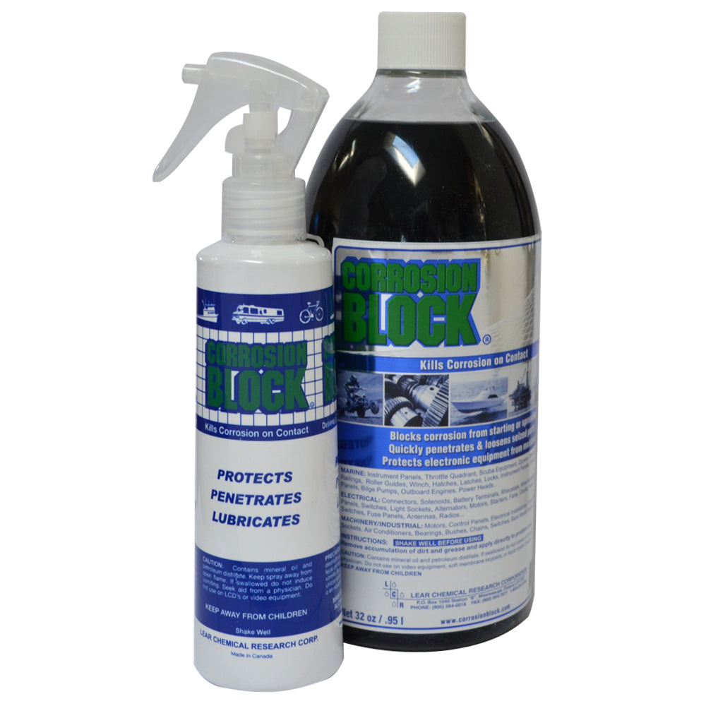 Corrosion Block 32oz Bottle w/Pump - Non-Hazmat, Non-Flammable  Non-Toxic