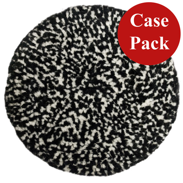 Presta Wool Compounding Pad - Black  White Heavy Cut - *Case of 12*