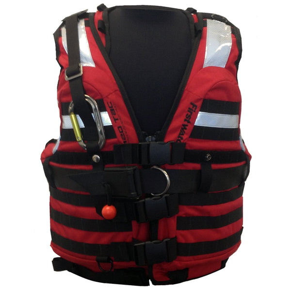 First Watch HBV-100 High Buoyancy Rescue Vest - Red/Black - XL to 3XL