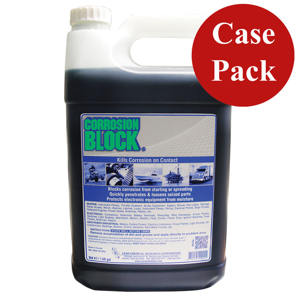 Corrosion Block Liquid 4-Liter Refill - Non-Hazmat, Non-Flammable  Non-Toxic *Case of 4*